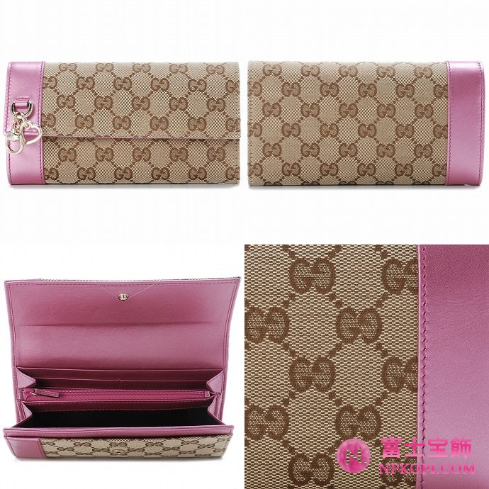GUCCI/グッチ 2012年春夏新作HEART BIT2つ折り長財布 274430 F4C2G 9799 